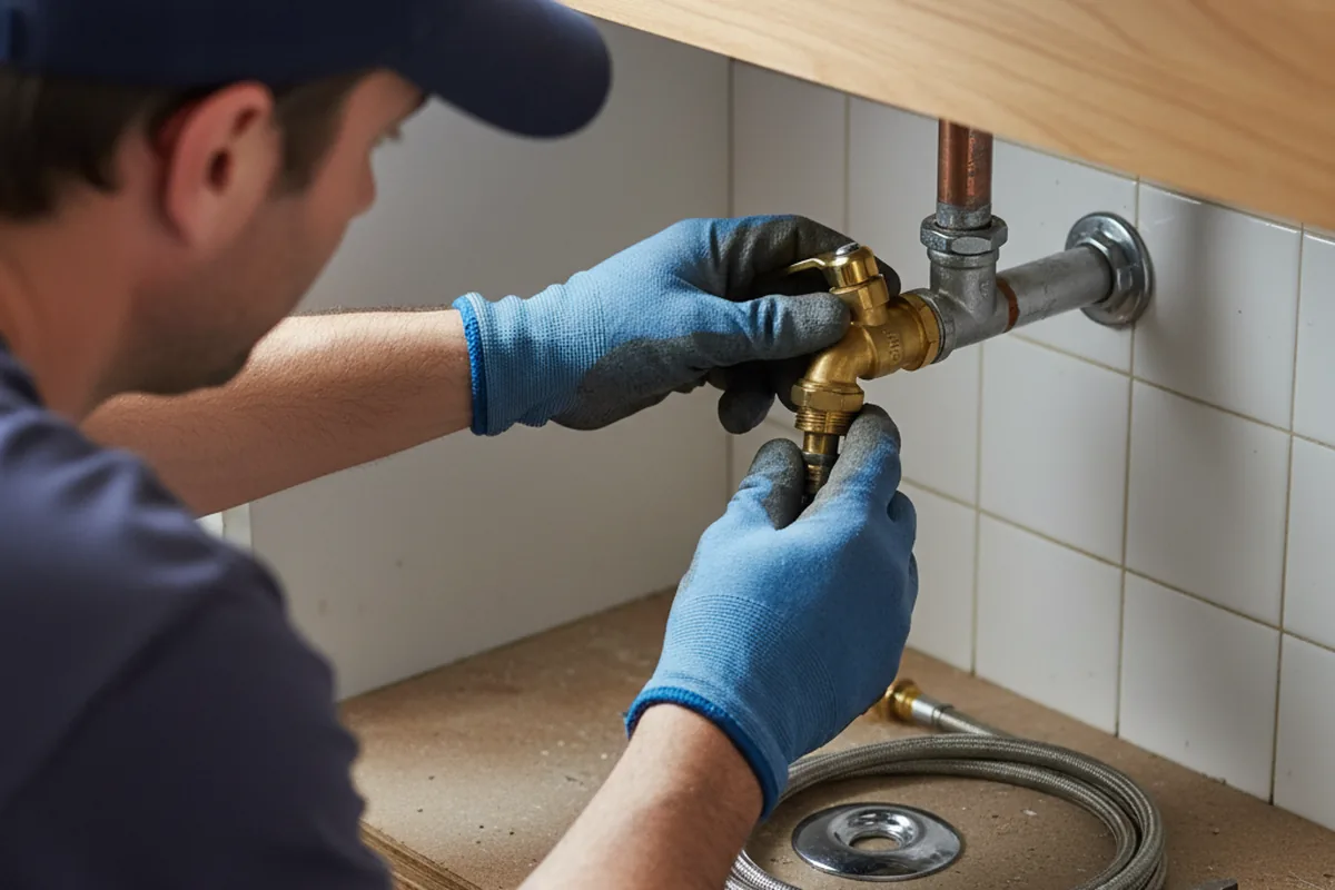 Shutoff valve and fitting work during Faucet and Fixture Repair in Cohoes